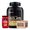 Gold Standard Isolate 3 lb + Amino X 30 serv + Obsequio