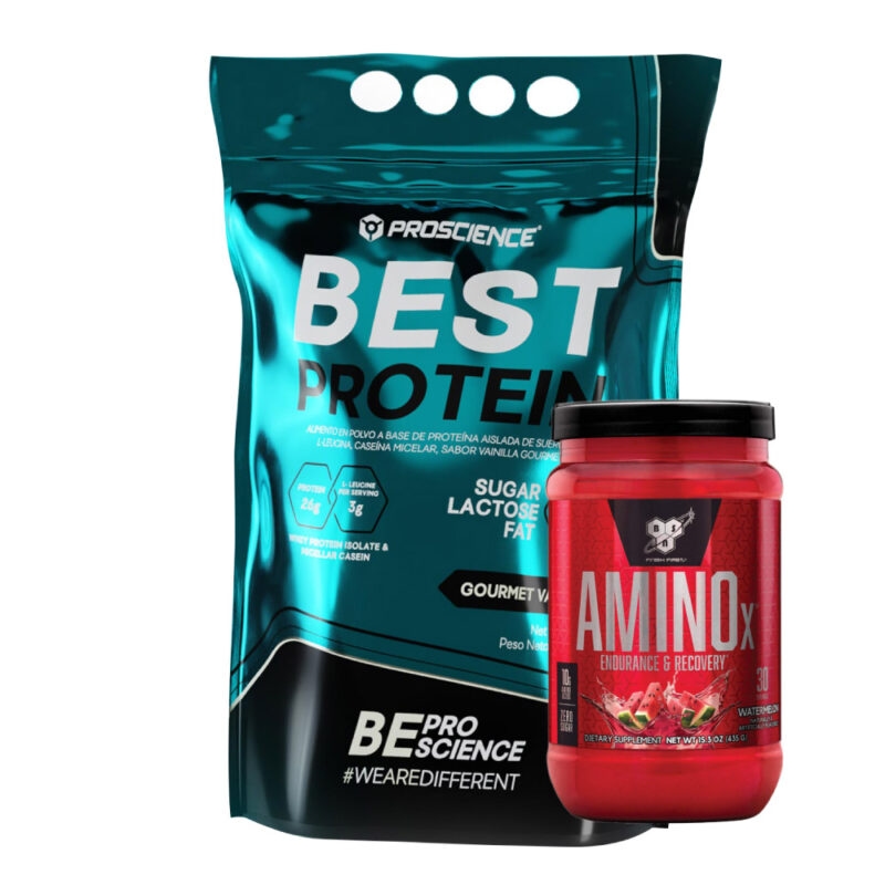 Best Protein 4 lb + Amino X 30 serv
